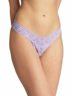HANKY PANKY Signature Lace Low Rise Thong Wisteria Purple