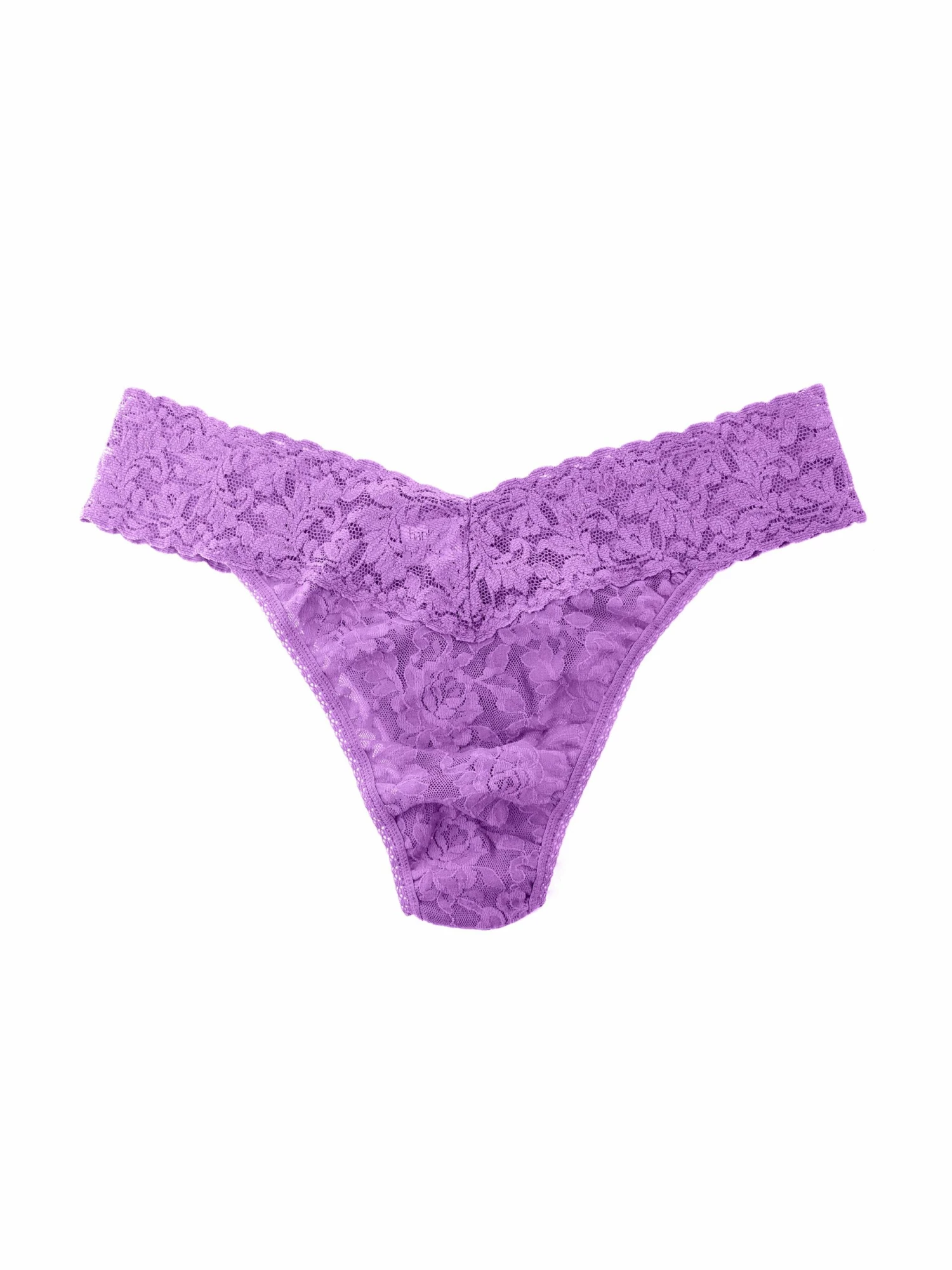 HANKY PANKY Signature Lace Original Rise Thong Candied Violet Purple 3 HANKY PANKY Signature Lace Original Rise Thong Candied Violet Purple