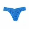 HANKY PANKY Signature Lace Original Rise Thong Cerulean Blue -HANKY PANKY Shop Hanky Panky Signature Lace Original Rise Thong Cerulean Blue CERULEAN BLUE View 1