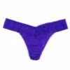 HANKY PANKY Signature Lace Original Rise Thong Electric Purple -HANKY PANKY Shop Hanky Panky Signature Lace Original Rise Thong Electric Purple ELECTRIC PURPLE View 1