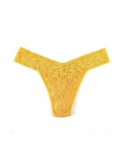 HANKY PANKY Signature Lace Original Rise Thong Ginger Shot Orange -HANKY PANKY Shop Hanky Panky Signature Lace Original Rise Thong Ginger Shot Orange GINGER SHOT View 3