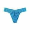 HANKY PANKY Signature Lace Original Rise Thong Kingfisher Blue -HANKY PANKY Shop Hanky Panky Signature Lace Original Rise Thong Kingfisher Blue KINGFISHER BLUE View 1