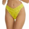 HANKY PANKY Signature Lace Original Rise Thong Sunny Day Yellow