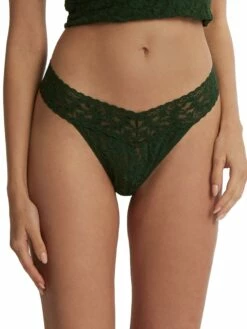 HANKY PANKY Signature Lace Original Rise Thong Vines Green