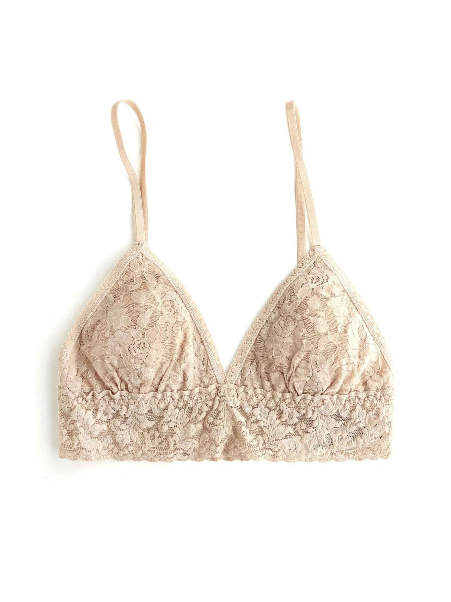 HANKY PANKY Signature Lace Padded Triangle Bralette Chai 3 HANKY PANKY Signature Lace Padded Triangle Bralette Chai