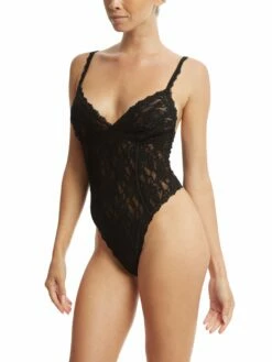 HANKY PANKY Signature Lace Seamed Bodysuit Black 8 HANKY PANKY Signature Lace Seamed Bodysuit Black -HANKY PANKY Shop Hanky Panky Signature Lace Seamed Bodysuit Black View 3