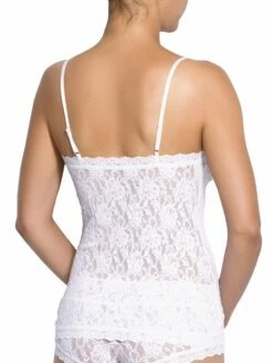 HANKY PANKY Signature Lace V-Front Cami White -HANKY PANKY Shop Hanky Panky Signature Lace V Front Cami White View 3