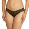 HANKY PANKY Signature Lace V-Kini Black -HANKY PANKY Shop Hanky Panky Signature Lace V Kini Black BLACK View 1
