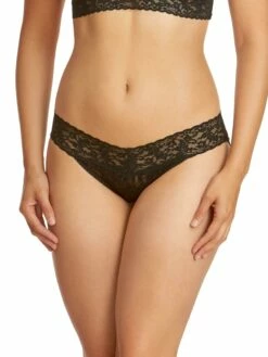 HANKY PANKY Signature Lace V-Kini Black