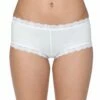 HANKY PANKY Supima® Cotton Boyshort White -HANKY PANKY Shop Hanky Panky Supimar Cotton Boyshort White WHITE View 1