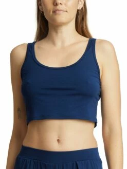 HANKY PANKY Unwind Cropped Tank Exclusive Hummingbird Blue Sale