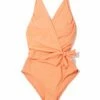 HANKY PANKY Wide Strap Wrap One Piece Swimsuit Florence Orange -HANKY PANKY Shop Hanky Panky Wide Strap Wrap One Piece Swimsuit Florence Orange FLORENCE ORANGE View 1